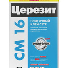 Клей эластичный для плитки Церезит СМ 16, 25 кг - Интернет-магазин строительных материалов в Екатеринбурге-NOVA Prom Group 