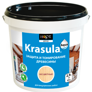 Защитно-декоративный состав «KRASULA aqua» 2,9 кг - Интернет-магазин строительных материалов в Екатеринбурге-NOVA Prom Group 
