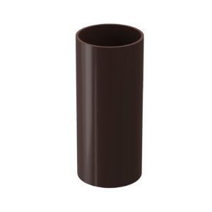 Труба водосточная 2 м Standard, тёмно-коричневый (RAL 8019) - Интернет-магазин строительных материалов в Екатеринбурге-NOVA Prom Group 