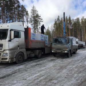 Поставка газоблока ИНСИ в КП Заповедник - Интернет-магазин строительных материалов в Екатеринбурге-NOVA Prom Group 